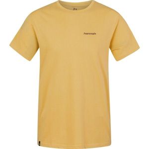 Hannah RAVI Pánské bavlněné triko, žlutá, velikost obraz