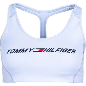 Tommy Hilfiger LIGHT INTENSITY GRAPHIC BRA Dámská sportovní podprsenka, světle modrá, velikost obraz