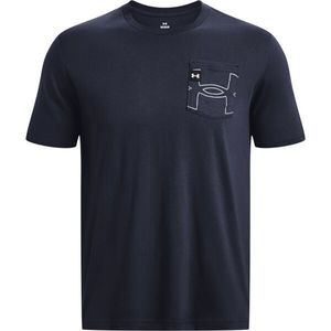 Pánské tričko POCKET modré obraz