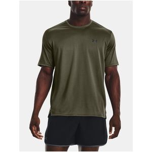 Khaki sportovní tričko Under Armour UA Tech Vent SS obraz