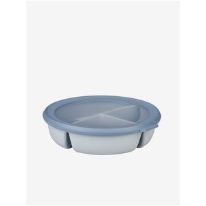 Světle modrý úložný box na potraviny Mepal Bento bowl Cirqula (250+250+500 ml) obraz