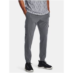 Šedé sportovní kalhoty Under Armour UA Stretch Woven Cargo Pants obraz