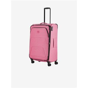 Růžový cestovní kufr Travelite Adria L obraz