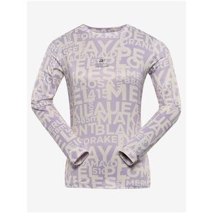 Světle fialové dámské sportovní tričko ALPINE PRO Lousa obraz