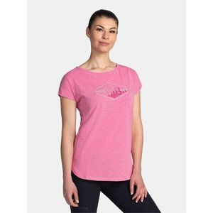 Růžové dámské tričko s potiskem Kilpi NELLIM obraz