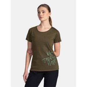 Tmavě zelené dámské tričko Kilpi GAROVE-M obraz