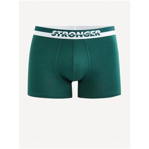 Tmavě zelené pánské boxerky Celio Gibostrong obraz