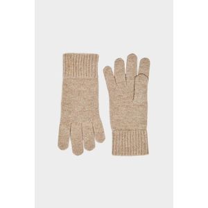 RUKAVICE GANT LIGHT KNIT GLOVES hnědá None obraz