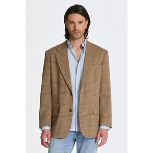 BLEJZR GANT GLEN CHECK BLAZER DARK KHAKI obraz