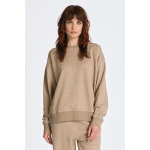 MIKINA GANT REL SHIELD C-NECK SWEAT DESERT BROWN obraz