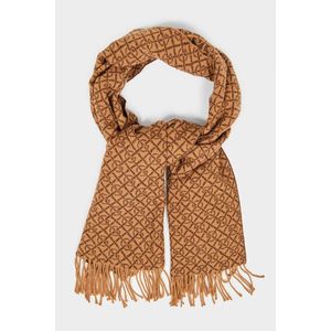 ŠÁLA GANT G PATTERN SCARF hnědá None obraz