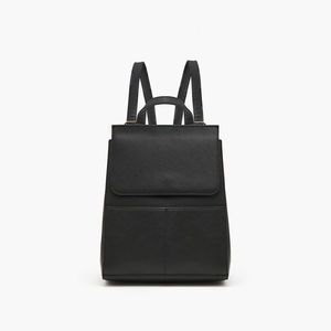Cropp - Koženkový batoh - Černý obraz