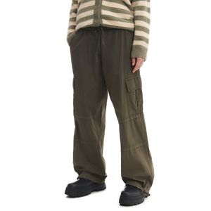 Cropp - Kalhoty s širokými nohavicemi - Zelená obraz