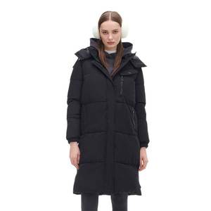 Cropp - Kabát s kapucí - Černý obraz