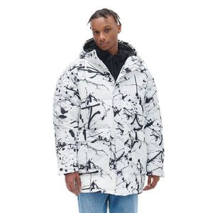Cropp - Kabát s kapucí - Bílá obraz