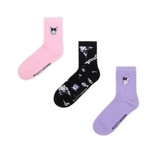 Cropp - Sada 3 párů ponožek Kuromi - Vícebarevná obraz