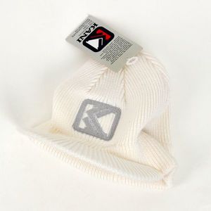 Zimní čepice Karl Kani K-Logo Beanie White obraz