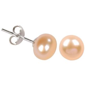 JwL Luxury Pearls Náušnice z pravých lososových perel JL0027 obraz