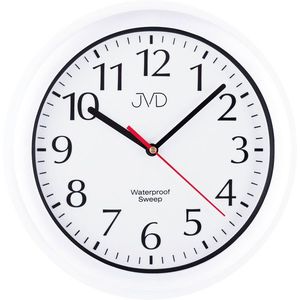 JVD Nástěnné koupelnové hodiny s tichým chodem SH494 obraz