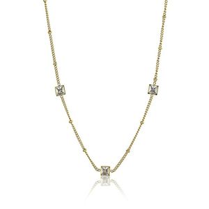 Emily Westwood Pozlacený náhrdelník s čirými zirkony Ana EWN23083G obraz