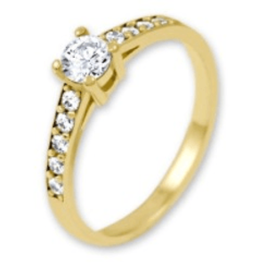 Brilio Dámský prsten s krystaly 229 001 00668 53 mm obraz