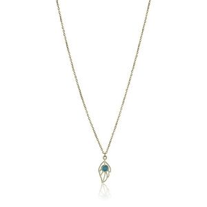 Emily Westwood Něžný pozlacený náhrdelník s tyrkysem Juniper EWN23028G obraz