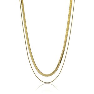 Emily Westwood Krásný pozlacený dvojitý náhrdelník Lennon EWN23085G obraz