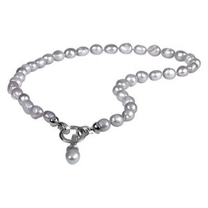 JwL Luxury Pearls Náhrdelník z pravých šedých perel JL0557 obraz
