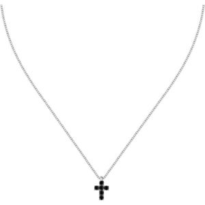 Morellato Stylový stříbrný náhrdelník Křížek se zirkony SATT13 obraz