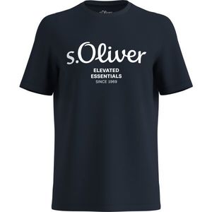 s.Oliver LOGO T-NOOS Pánské tričko, tmavě modrá, velikost obraz