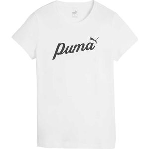 Puma ESSENTIALS + BLOSSOM SCRIP TEE Dámské triko, bílá, velikost obraz