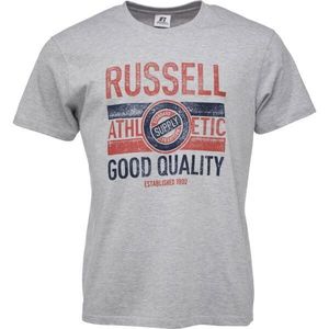 Russell Athletic GOOT Pánské tričko, šedá, velikost obraz