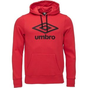 Umbro LARGE LOGO HOODIE ESSENTIALS Pánská mikina, červená, velikost obraz