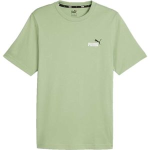 Puma ESSENTIALS+ TEE Pánské tričko, zelená, velikost obraz