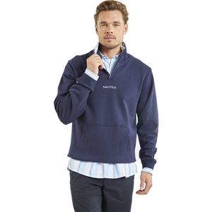 NAUTICA BANFF ZIP TOP Pánská mikina, tmavě modrá, velikost obraz