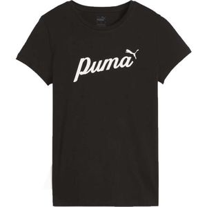 Puma ESSENTIALS + BLOSSOM SCRIP TEE Dámské triko, černá, velikost obraz