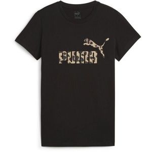 Puma ESSENTIALS + ANIMAL GRAPHIC TEE Dámské tričko, černá, velikost obraz