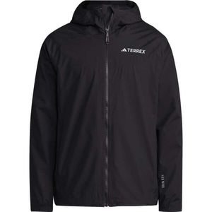 adidas TERREX MULTY 2L RAIN JACKET Pánská outdoorová bunda, černá, velikost obraz