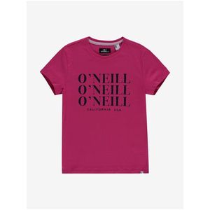 Tmavě růžové holčičí tričko O'Neill All Year obraz