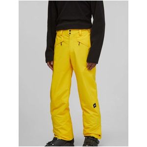 Žluté pánské sportovní zimní kalhoty O'Neill obraz