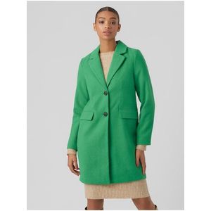 Zelený dámský kabát VERO MODA Gianna obraz