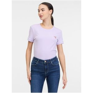 Světle fialové dámské tričko Guess obraz
