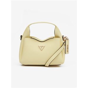 Světle žlutá dámská crossbody kabelka Guess Iwona obraz