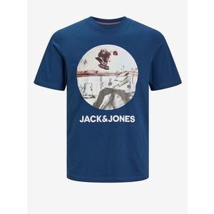 Jack & Jones Navin Triko Modrá obraz