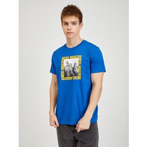 Pánské triko MAN s potiskem modré obraz