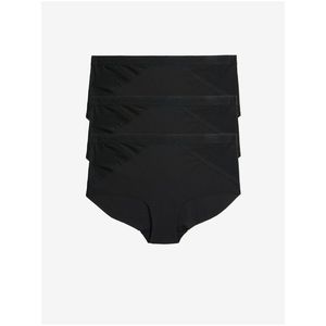 Sada tří dámských kalhotek v černé barvě Marks & Spencer obraz