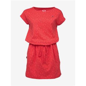 Červené dámské vzorované šaty LOAP Baskela obraz
