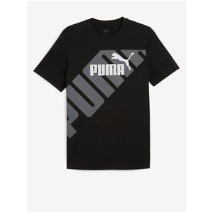 Černé pánské tričko Puma Power Graphic Tee obraz