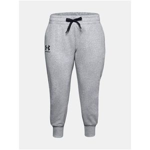 Šedé dámské tepláky Under Armour UA Rival Fleece Joggers obraz