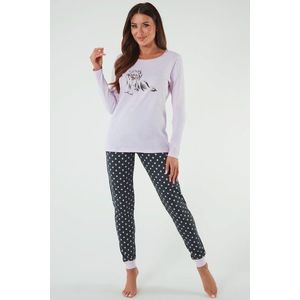 Dámské pyžamo Italian Fashion 140K Dog - bavlna Světle růžová 2XL obraz